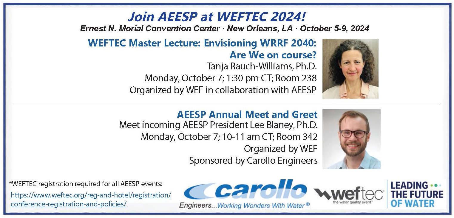 WEFTEC announcement